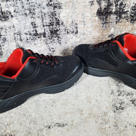 Zeba Men's Hands-Free Sneacker Cosmic Black Knit and Leather Size 10.5 - Picture 10 of 12